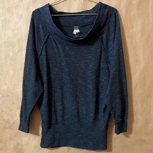 Free People | Palisades Thermal Off The Shoulder Pullover Tunic Top Size XS